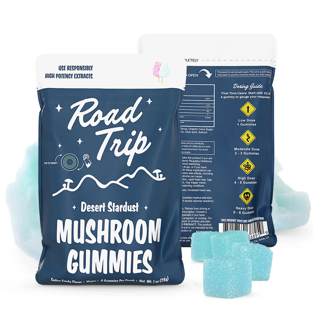 mushroom gummies road trip